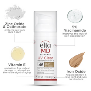 ELTAMD UV CLEAR TINTED BROAD-SPECTRUM SPF 46